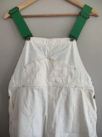 Beams boy 조절식 오버롤 화이트