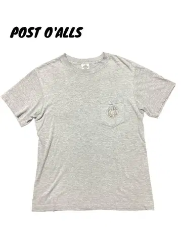 POSTO'ALLS 포스트 오버올즈 포켓 티셔츠