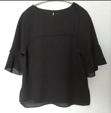아나이 반팔 쉬폰 블라우스 티셔츠 일본제