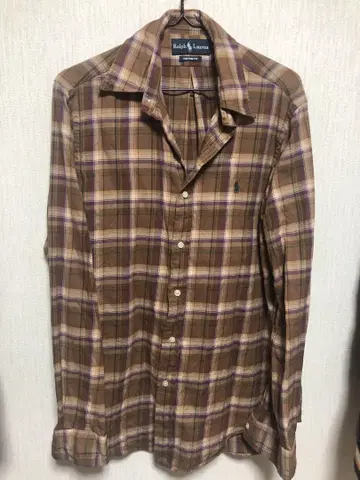 Ralph Lauren 체크 무늬 긴팔 셔츠 S