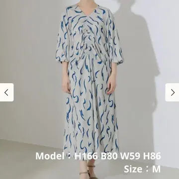 B:MING by BEAMS 2024SS 아트 프린트 원피스 개성 넘치는