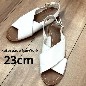 katespade 케이트 스페이드 뉴욕 화이트 크로스 컴포트 샌들 23