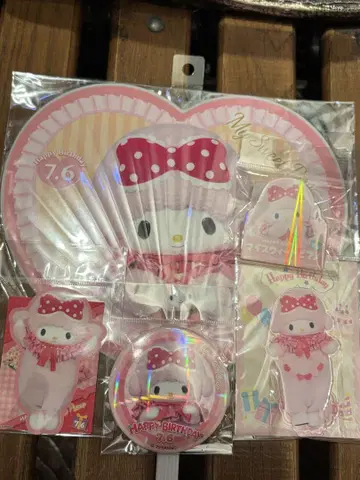 산리오 퓨로랜드 마이 스위트 피아노 벌스데이 굿즈