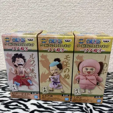 원피스 월드 컬렉터블 피규어 와노쿠니 3, 시노부, 모모노스케, 루피