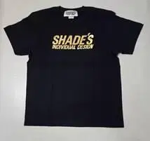 SHADE'S 셰이즈/블랙 x 금박 프린트 데드스탁/M