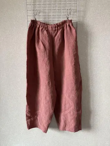 린넨 페그 팬츠 핸드메이드