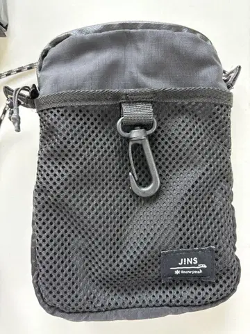 JINS 스노우피크 블랙 숄더백