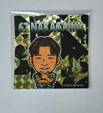 오릭스 나카가와 케이타 67 홀로그램 스티커 오리히메 2025 ver.