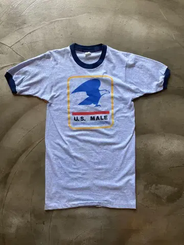 데드스탁 us male 80년대 빈티지 티셔츠 빈티지 트림 T