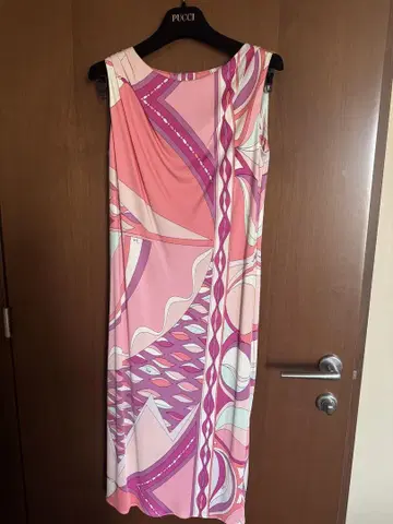 PUCCI 슬리브리스 롱 원피스