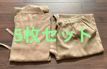5장 세트 사마기 진베이 브라운