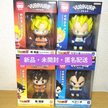 YURAYURA HEAD 손오공 베지터 4개 세트