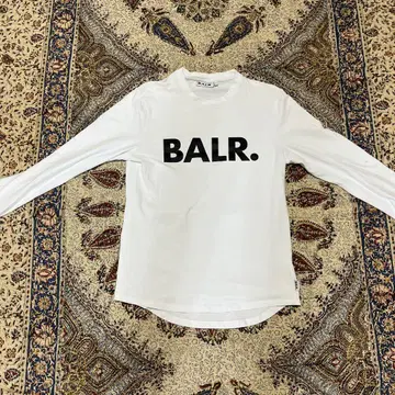 BALR. 화이트 긴팔 티셔츠