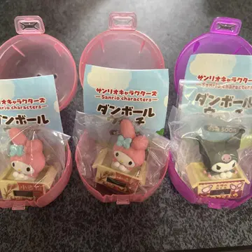 산리오 캐릭터즈 종이상자 워치 마이멜로디 쿠로미 3개 세트