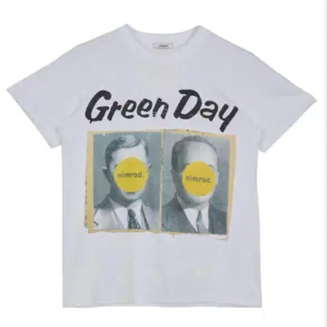 새상품 GREEN DAY WHITE TEE Ameri