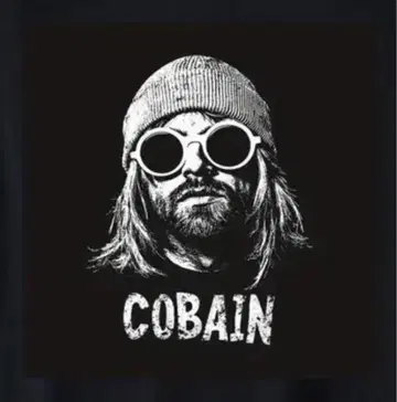 닐바나 카드 코번 티셔츠 NIRVANA 그런지 얼터너티브