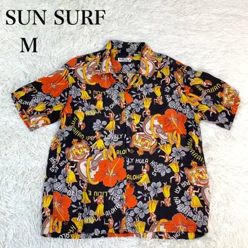 SUN SURF 선서프 알로하 셔츠 꽃무늬 동양 엔터프라이즈