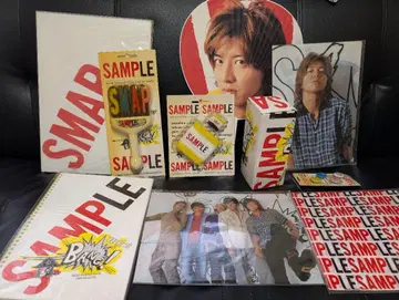 SMAP 굿즈 세트 기무라 타쿠야 반반!