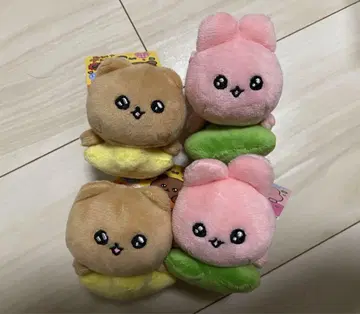 4개 세트 체고심 인형 클립 토끼 고심 곰 고심