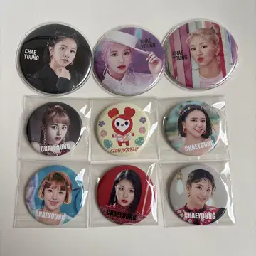 twice 채영 캔뱃지