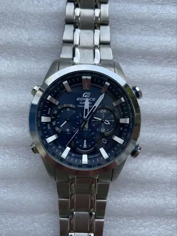 EDIFICE 에디피스 손목시계 남성용 전파 솔라