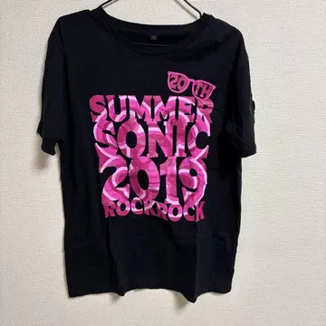 SUMMER SONIC 2019 티셔츠 L 사이즈 블랙
