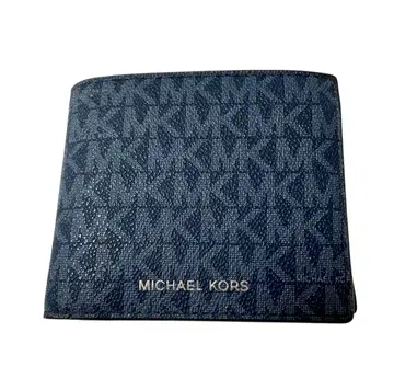 MICHAEL KORS 네이비 접이식 지갑 미사용 새상품