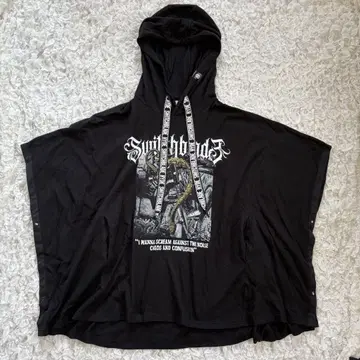 새상품급 HYDE x SWITCHBLADE PONCHO T-SHIRT