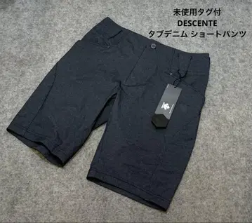 미사용 택 포함 데상트 데상트 탭 데님 숏 팬츠
