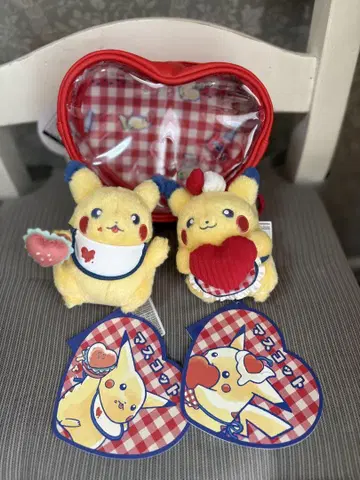 PIKACHU DINER 피카츄 다이너 마스코트 파우치 세트