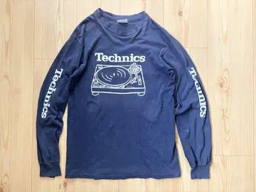 90s Technics 롱 슬리브 T M Hanes USA제