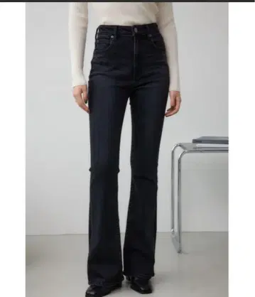 AZUL DENIM 플레어 데님 라이트 블랙 M 사이즈