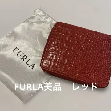 FURLA 새상품급 접이식 지갑 레드