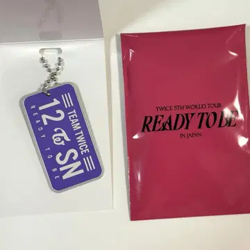 TWICE Ready to be 랜덤 플레이트 키링 사나