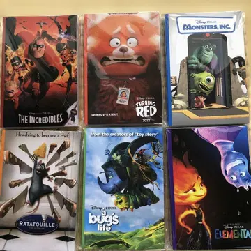 픽사 PIXAR happy 복권 H상 엽서 북 6종