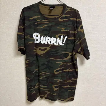 카모 패턴 BURRN! 티셔츠 35주년 기념 L 사이즈