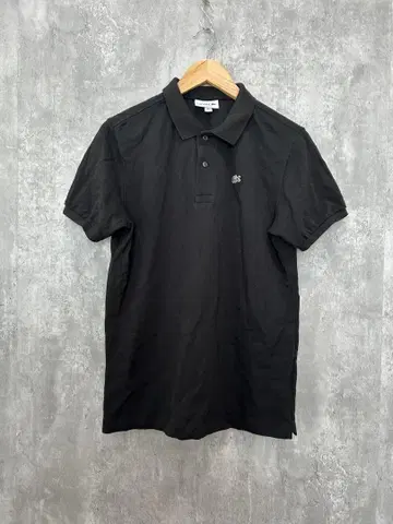 LACOSTE 라코스테 반팔 피케 셔츠 US 사이즈 M 블랙