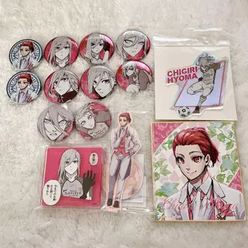 블루 록 전 치기리 효마 아크릴 스탠드 캔뱃지 색지 스티커 14종