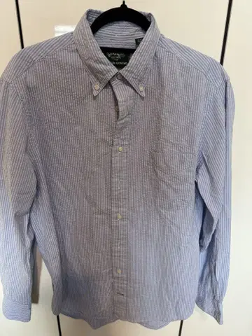 GITMAN UNITED ARROWS 별주 버튼 다운 시어서커