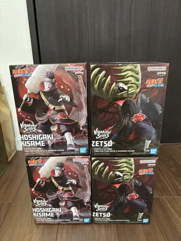 NARUTO VIBRATION STARS 제츠 가키 상어 2종 4개 세트