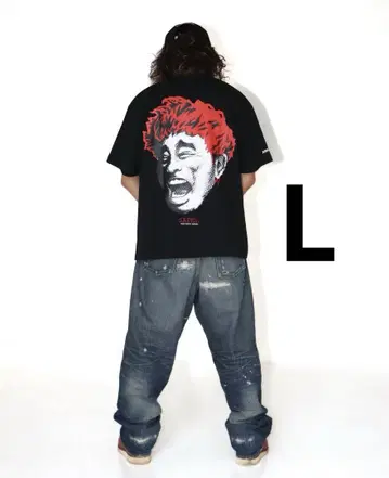 SAPEur 사풀 하마다 마코토 티셔츠 블랙 L 사이즈