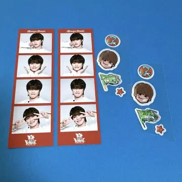 나니와단시 BON BON VOYAGE 츄키 씰 포토 카드 오하시 카즈야