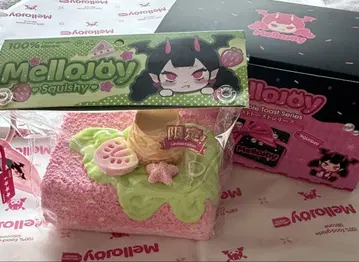 Mellojoy 스퀴즈 노토스트 토스트 스트로베리 아이스크림