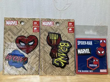 마블 MARVEL 자수 패치 핑 배치 세트