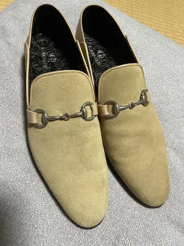 GRANIER 베이지 슬립온 신발 가르니 남성용 27cm