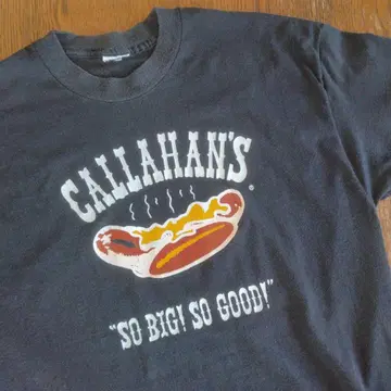 CALLAHANS 핫도그 티셔츠 빈티지 80년대 90년대