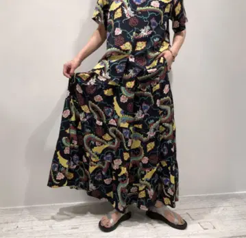 선서프 롱 스커트