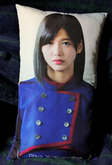 와타나베 리사 Keyakizaka46 불협화음 신의 손 쿠션 [새상품급]