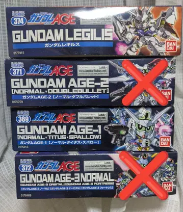 [조립되지 않음] BB 전사 GUNDAM AGE-1 레기루스 세트
