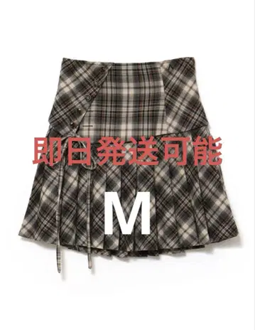 앤드메리 제이드 하이웨이스트 미니 스커트 M